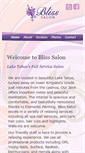 Mobile Screenshot of blisstahoesalon.com